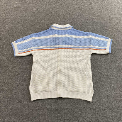 Casablanca Crochet Set White Blue