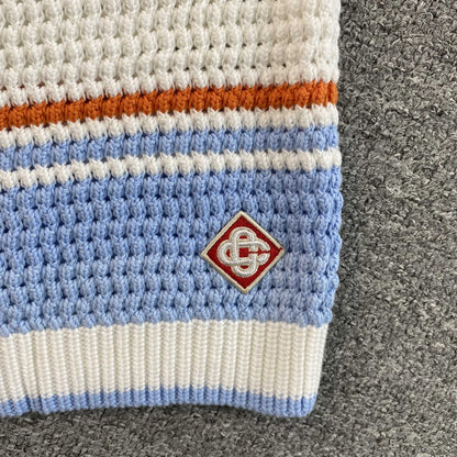 Casablanca Crochet Set White Blue