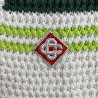 Casablanca Crochet Set White Green