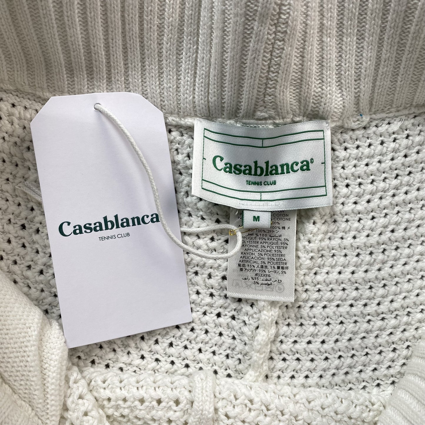 Casablanca Crochet Set White Green
