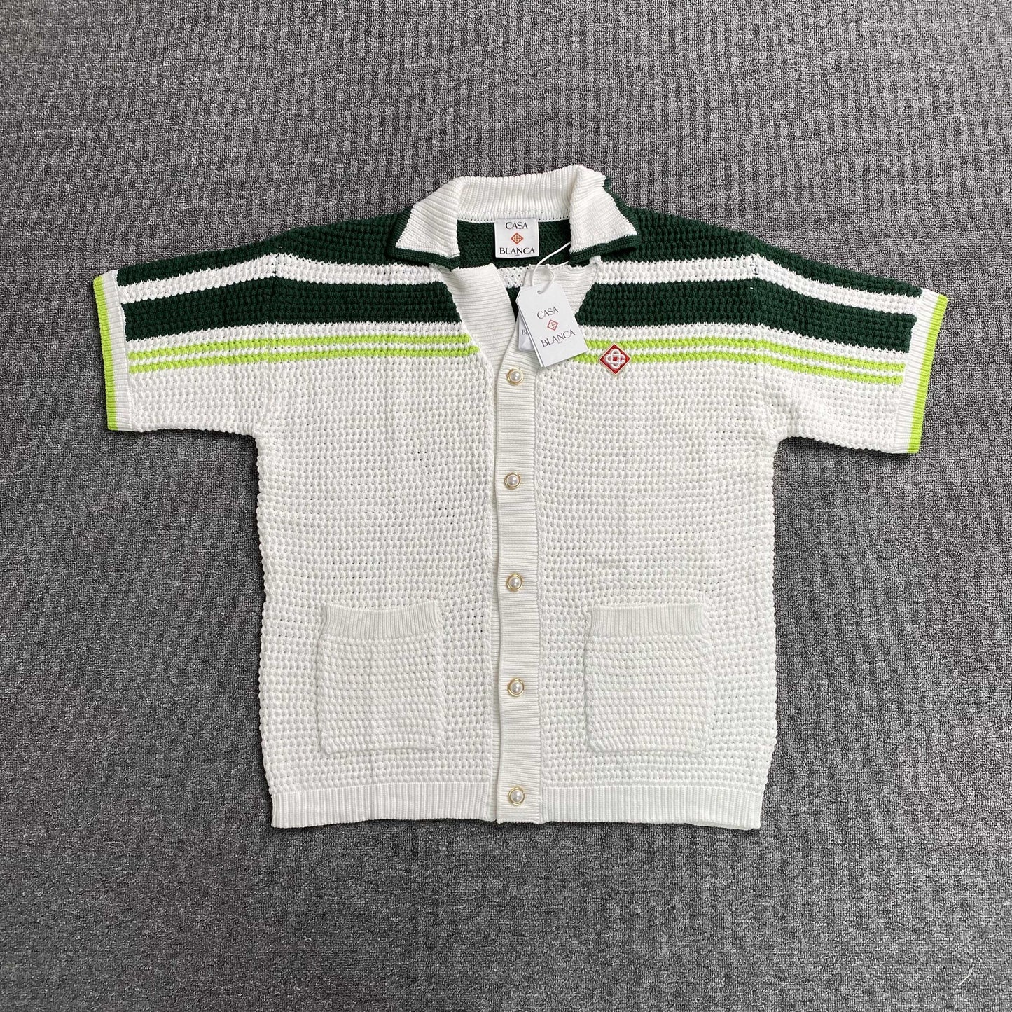 Casablanca Crochet Set White Green