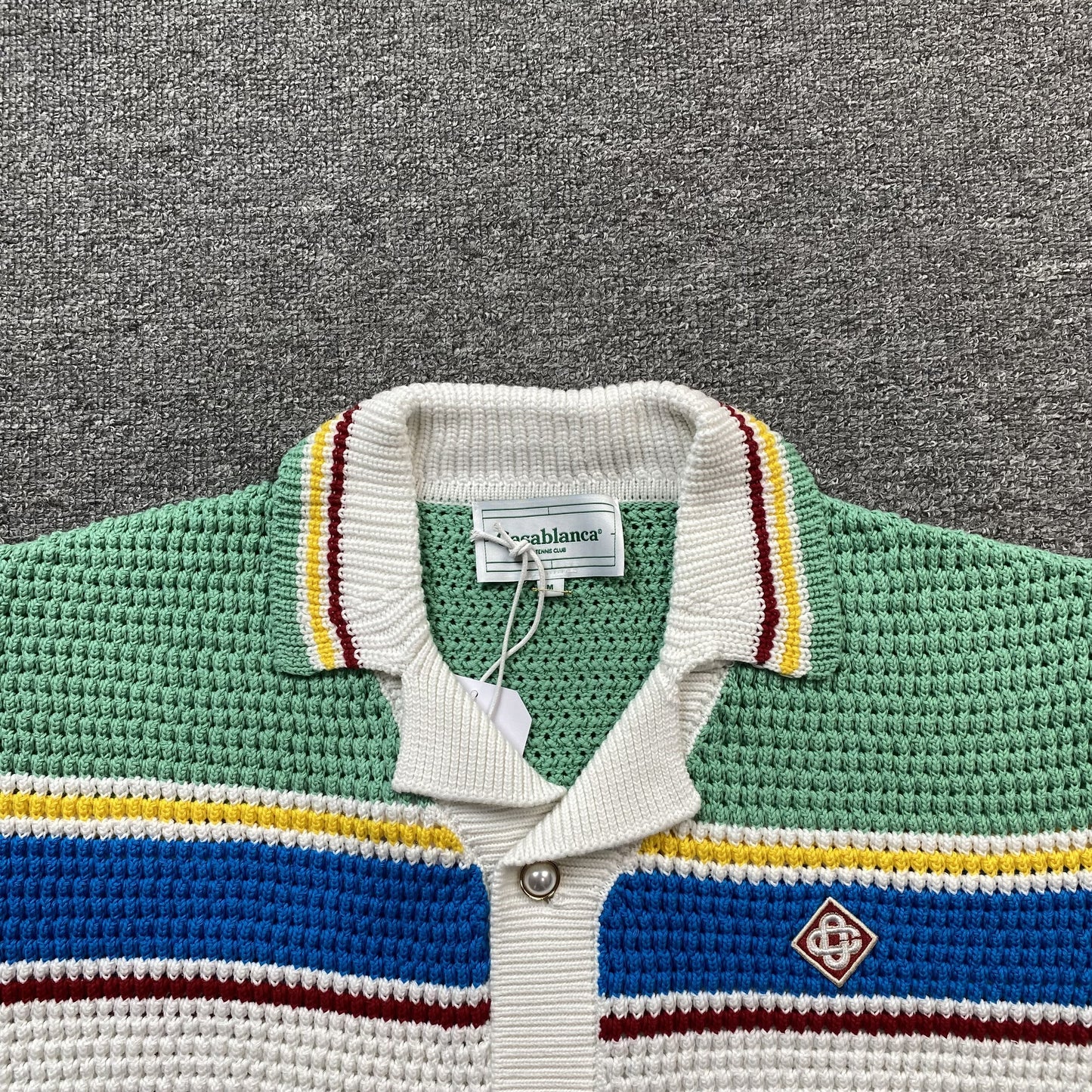 Casablanca Crochet Set White Green