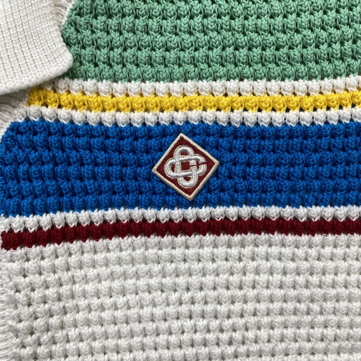 Casablanca Crochet Set White Green