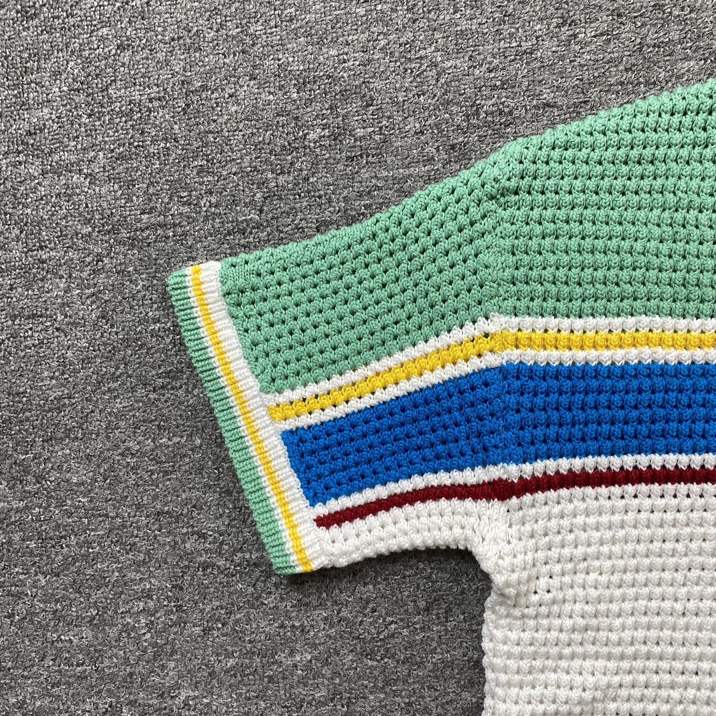 Casablanca Crochet Set White Green