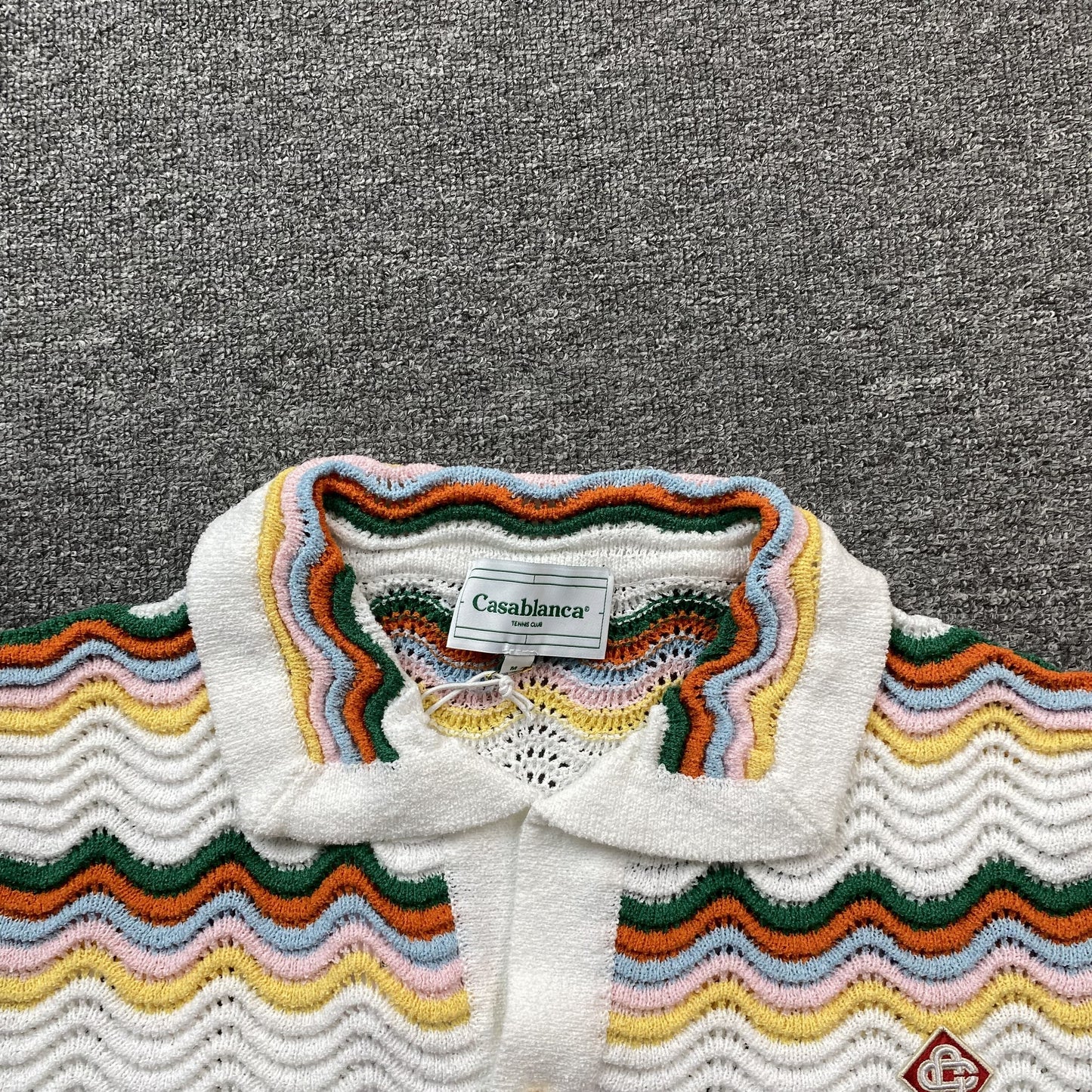 Casablanca Crochet Set White Multicolor