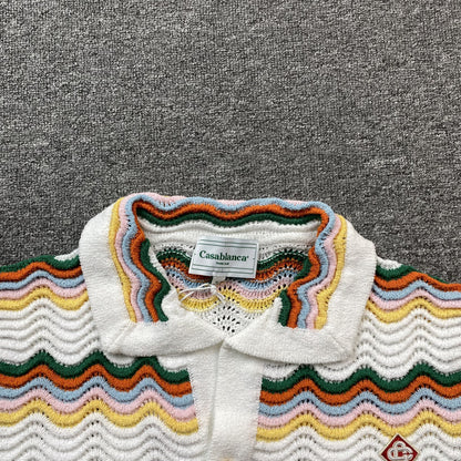 Casablanca Crochet Set White Multicolor