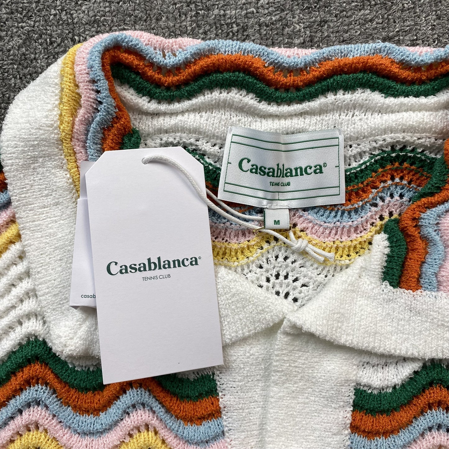 Casablanca Crochet Set White Multicolor
