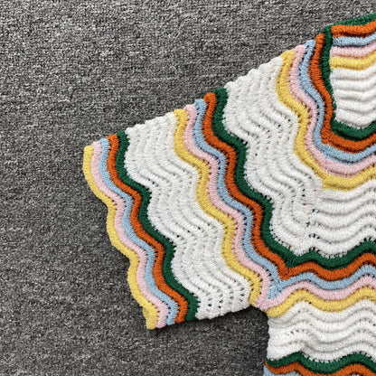 Casablanca Crochet Set White Multicolor