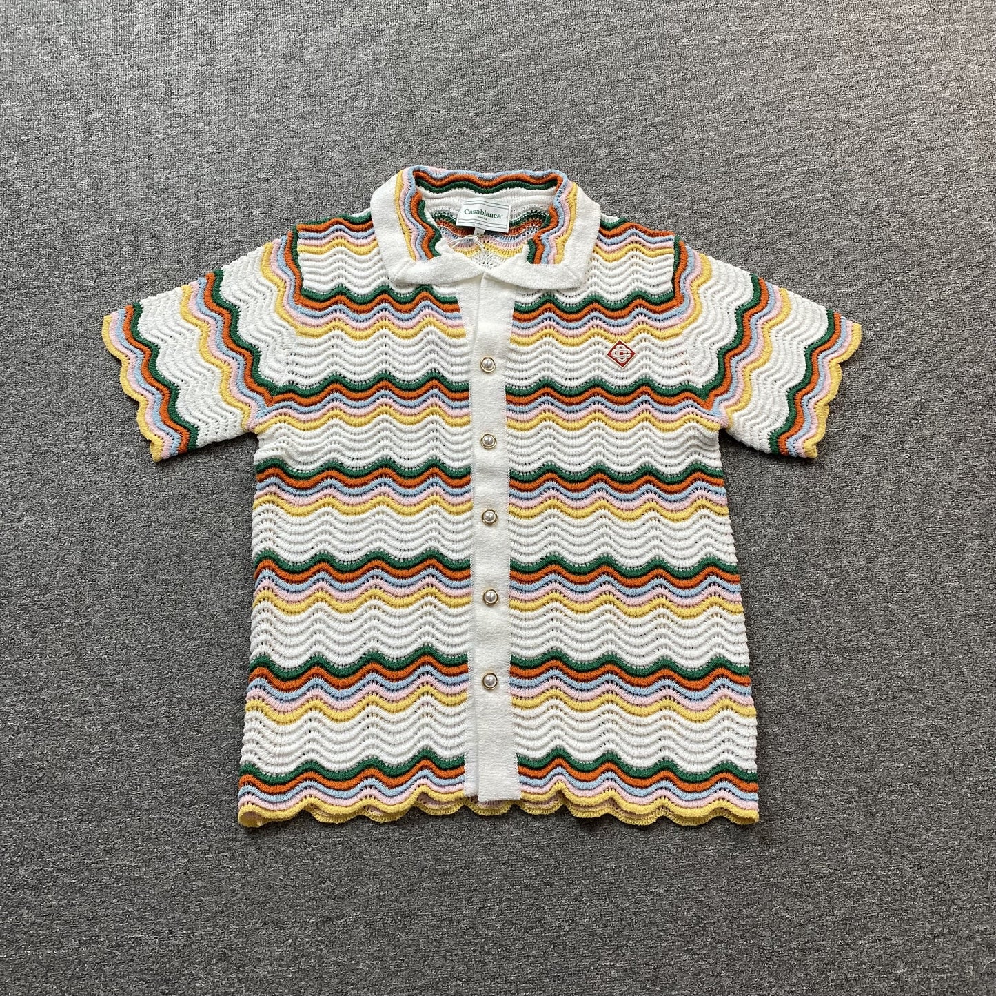 Casablanca Crochet Set White Multicolor