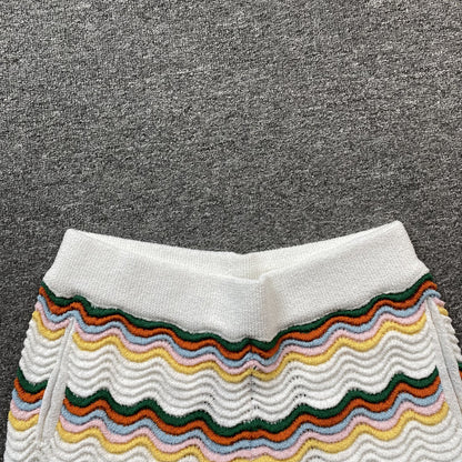 Casablanca Crochet Set White Multicolor