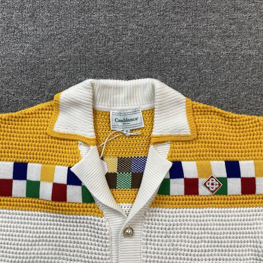 Casablanca Crochet Set White Yellow