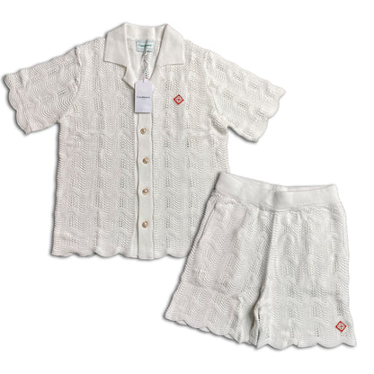 Casablanca Crochet Set White
