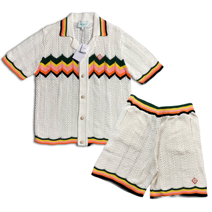 Casablanca Crochet Set White