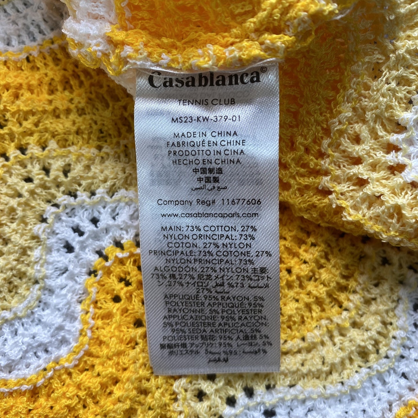 Casablanca Crochet Set Yellow