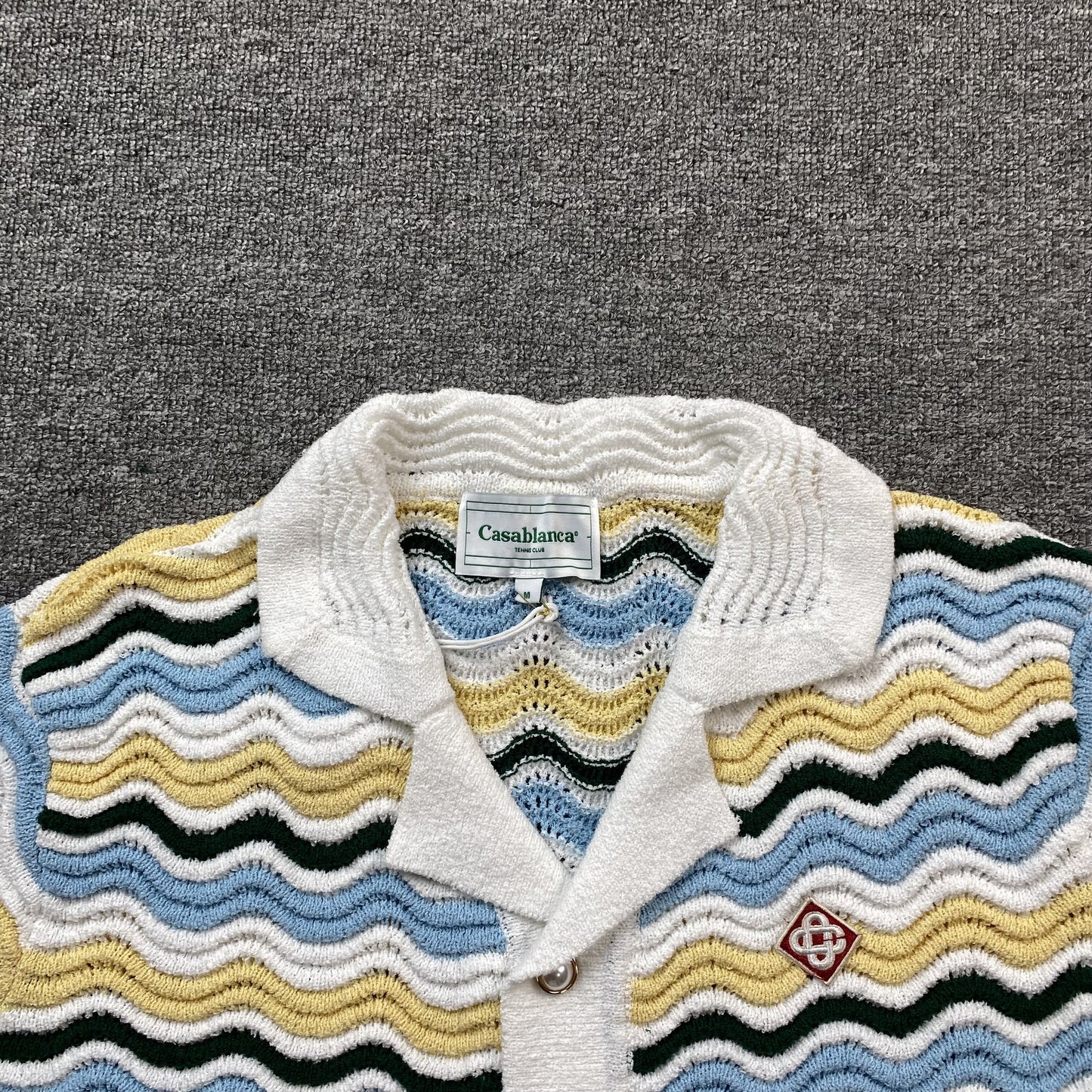 Casablanca Crochet Set Yellow Blue