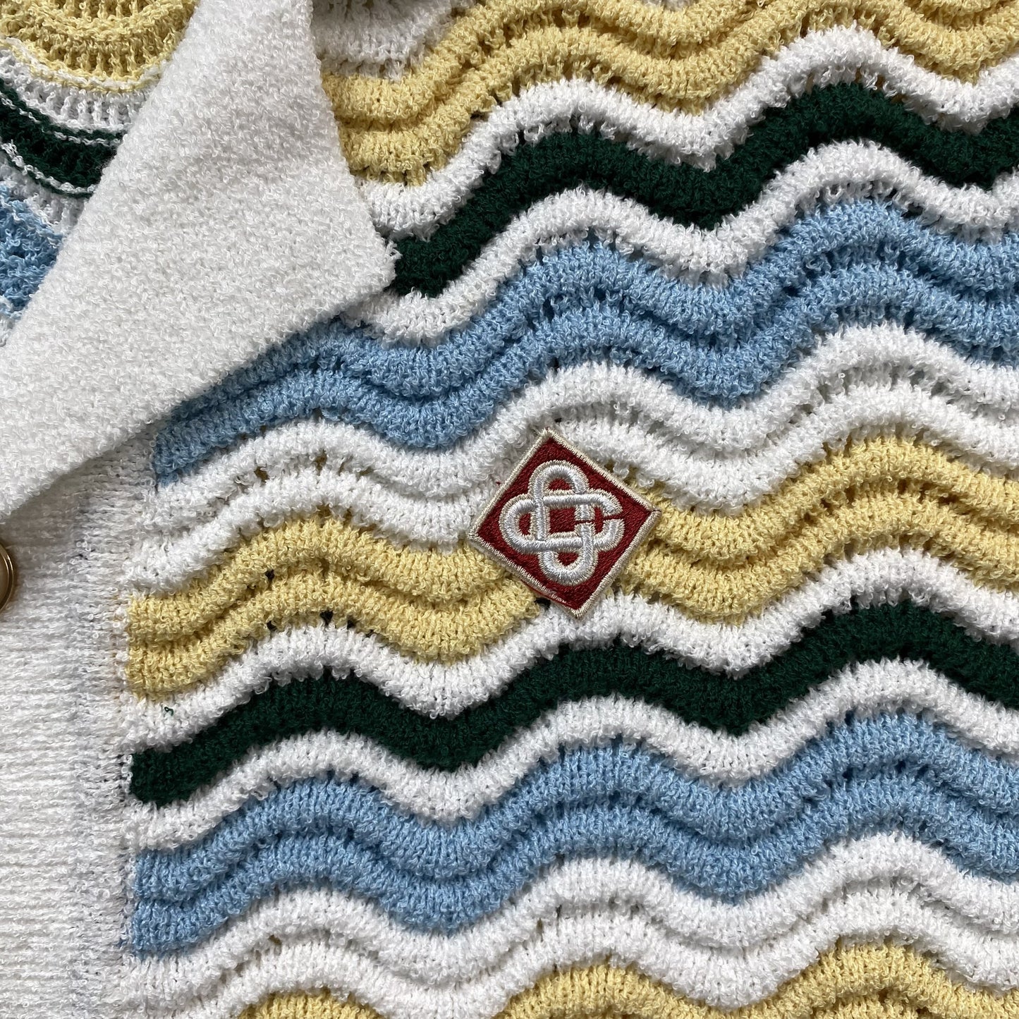 Casablanca Crochet Set Yellow Blue