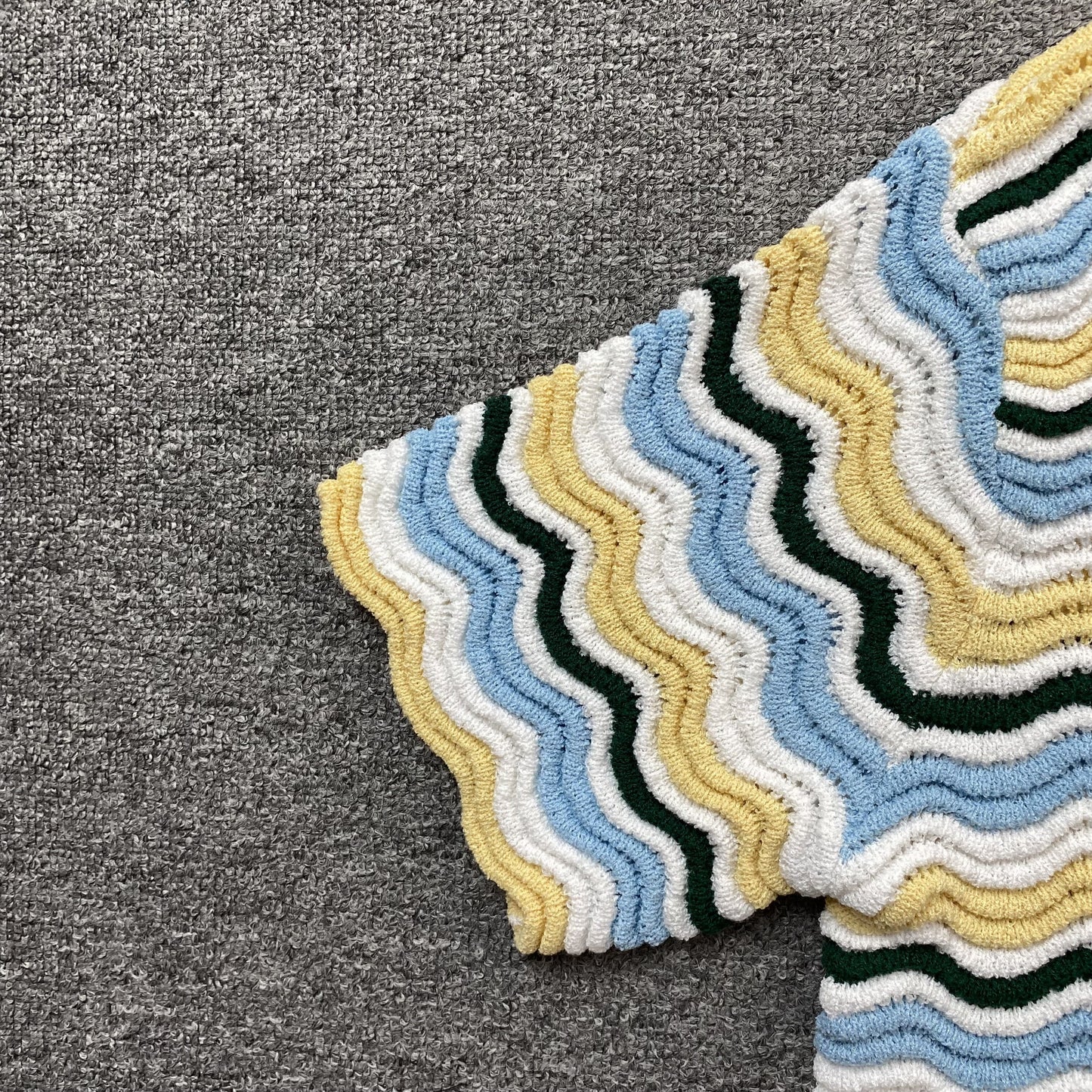 Casablanca Crochet Set Yellow Blue