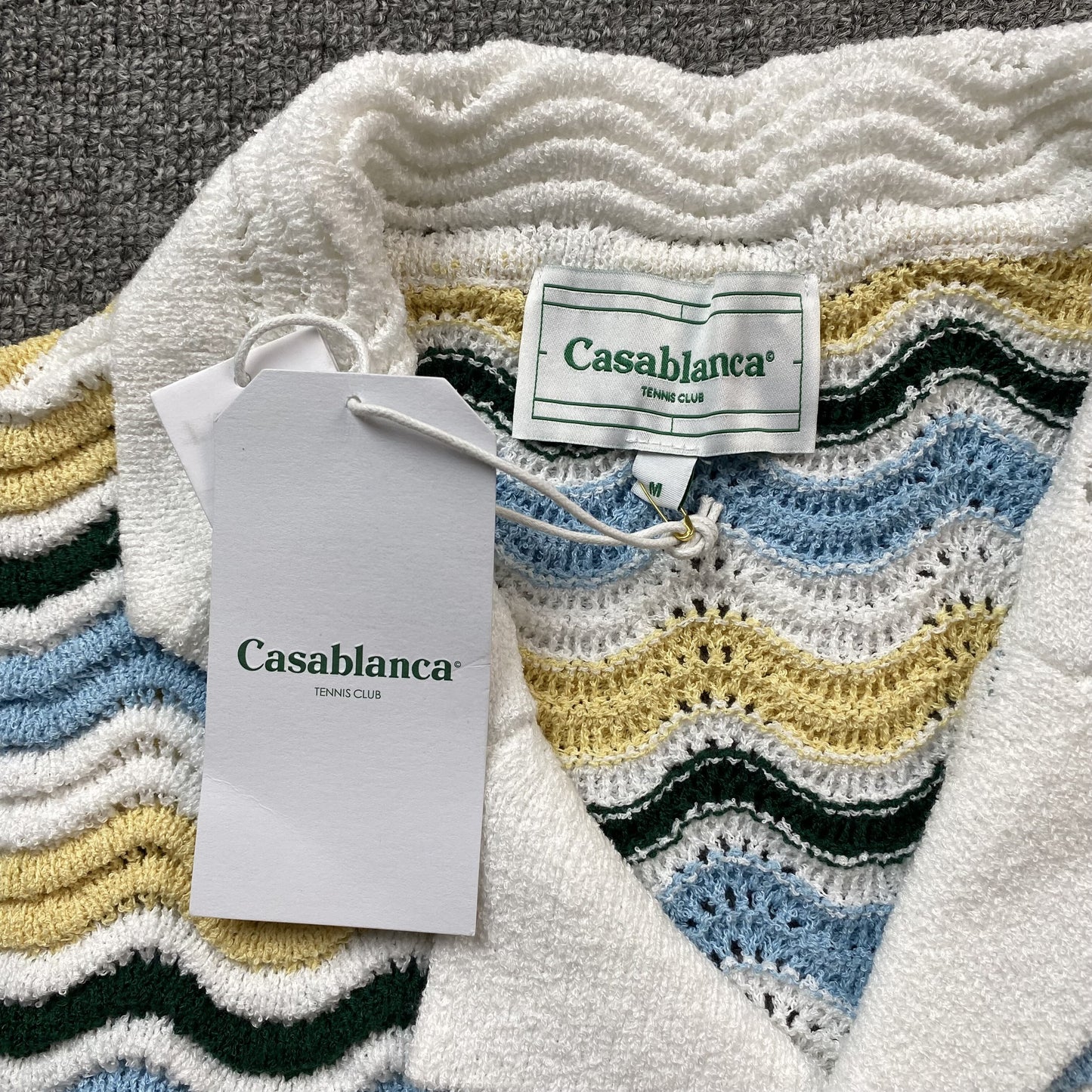Casablanca Crochet Set Yellow Blue