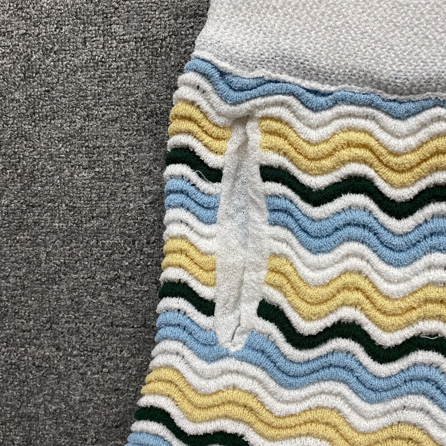 Casablanca Crochet Set Yellow Blue