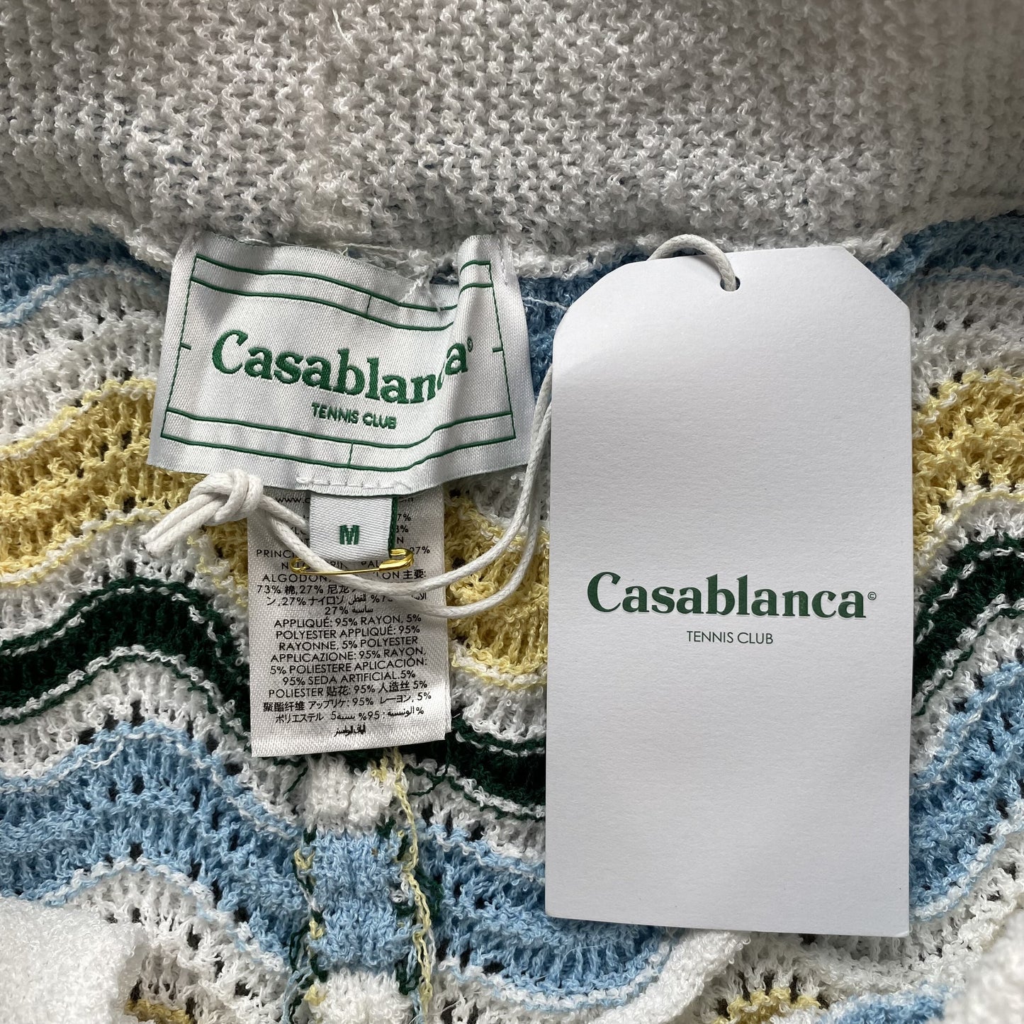 Casablanca Crochet Set Yellow Blue