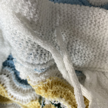 Casablanca Crochet Set Yellow Blue