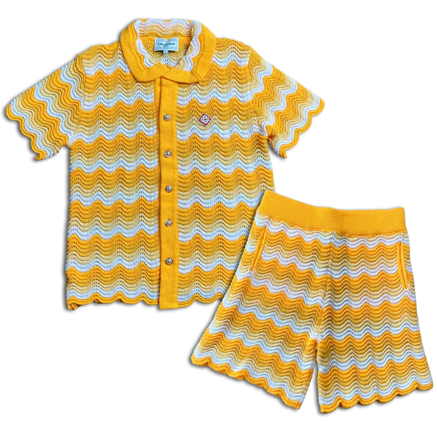 Casablanca Crochet Set Yellow