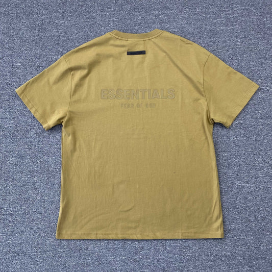 FEAR OF GOD ESSENTIALS TEE AMBER