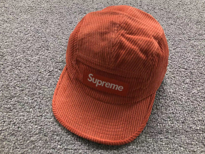Supreme Corduroy Camp Cap Coral