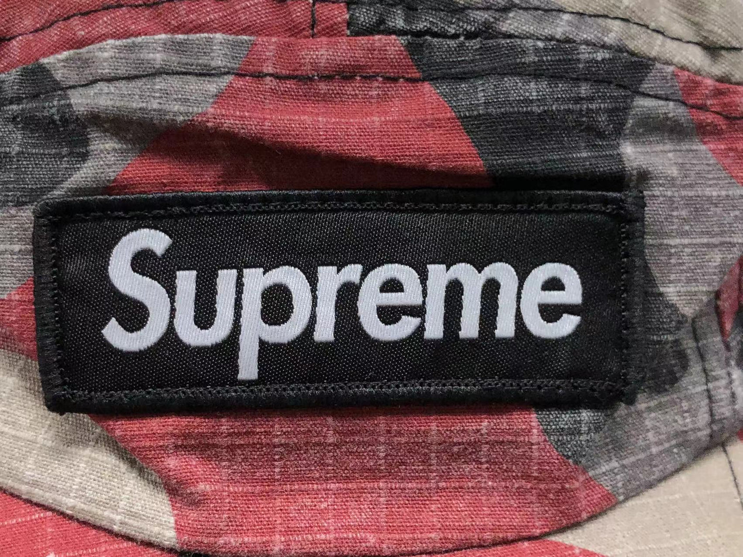 Supreme Military Camp Cap Red Camo