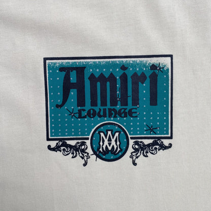 AMIRI CRYSTAL LOUNGE TEE WHITE