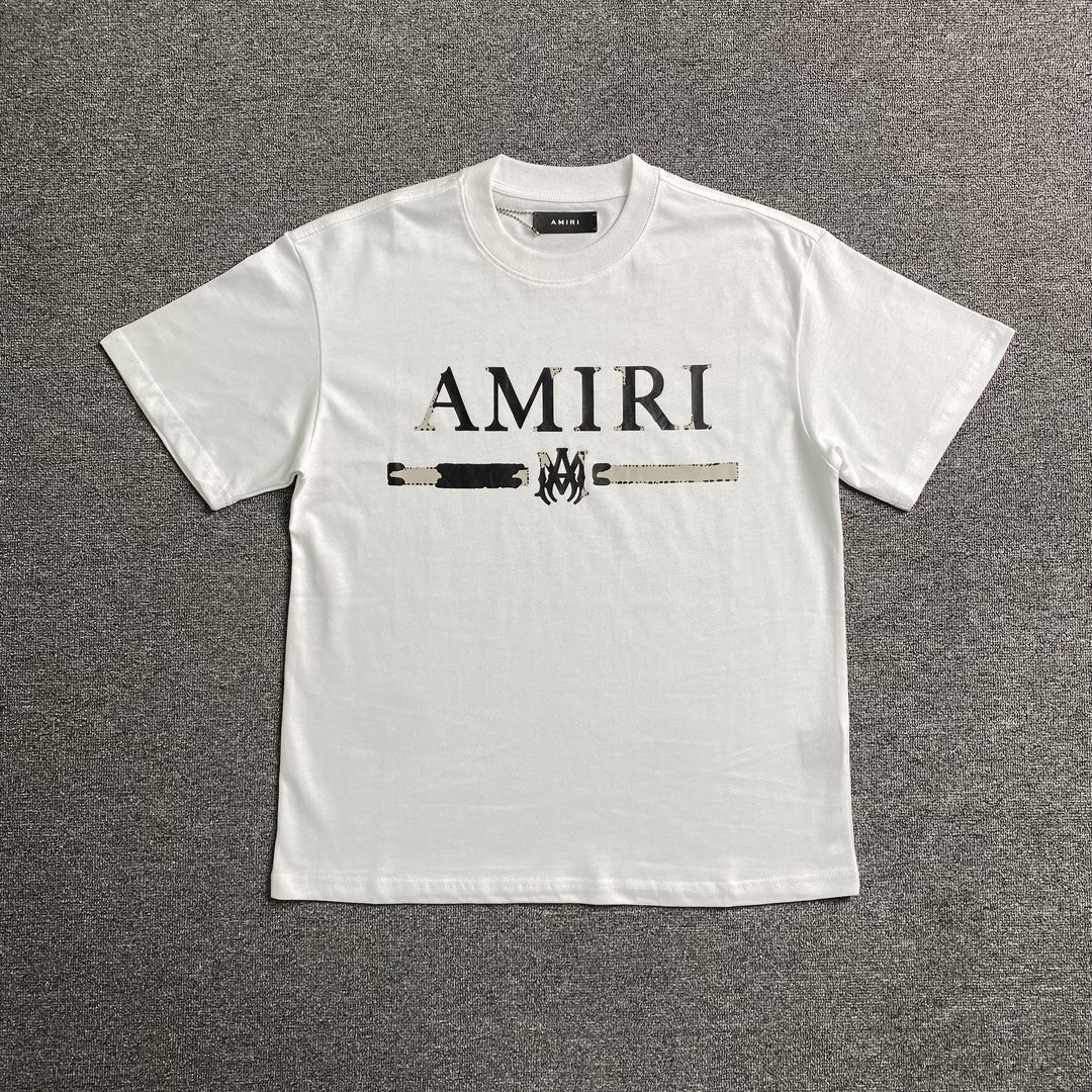 AMIRI MA BAR LOGO TEE WHITE