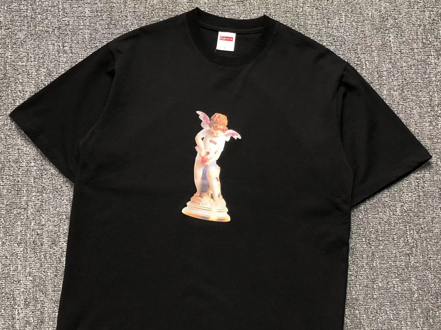 SUPREME CUPID TEE BLACK