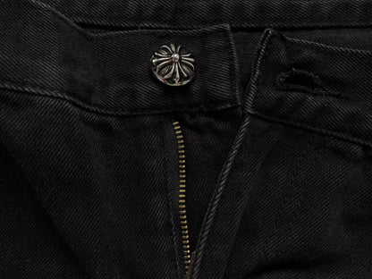 Chrome Hearts Cross Patch Jeans Black-Drip Store Argentina