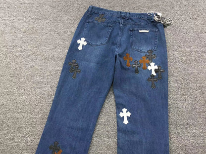 chrome-hearts-cross-patch-jeans-blue-3-Drip Store Argentina