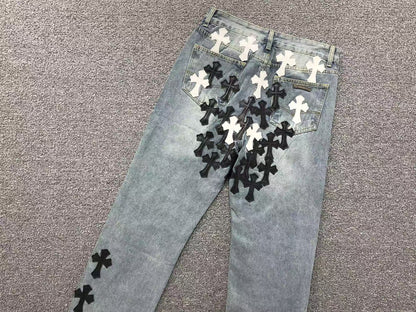 chrome-hearts-cross-patch-jeans-blue-washed-3-Drip Store Argentina