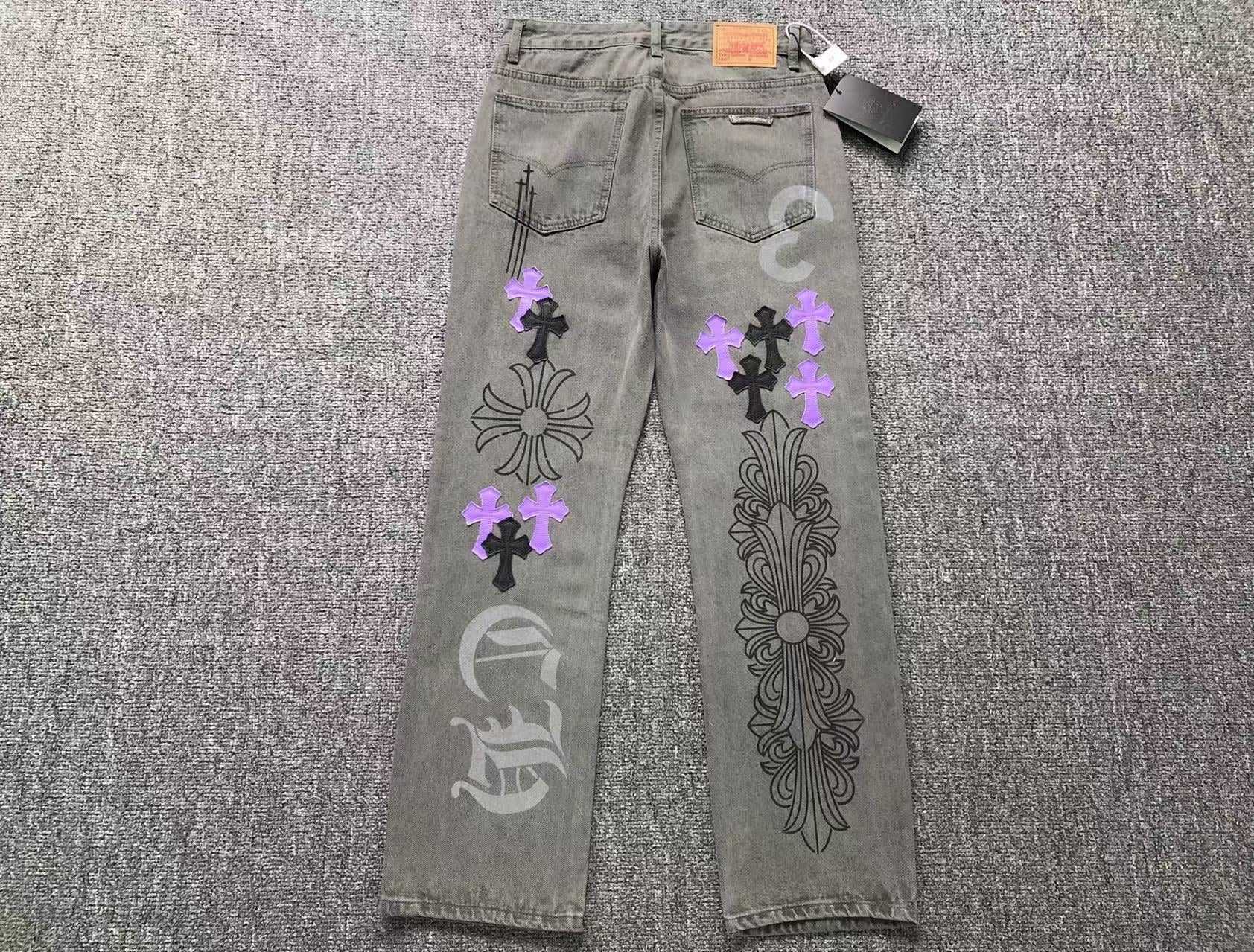 chrome-hearts-cross-patch-jeans-grey_b2559739-Drip Store Argentina