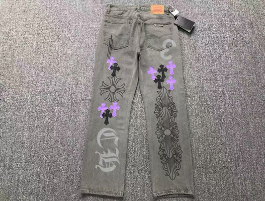 chrome-hearts-cross-patch-jeans-grey_b2559739-Drip Store Argentina