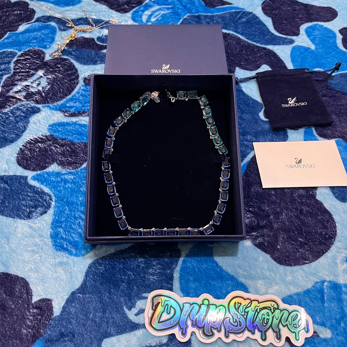 Collar Swarovski Millenia Azul