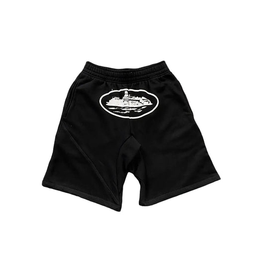 CORTEIZ ALCATRAZ SHORTS BLACK-Drip Store Argentina