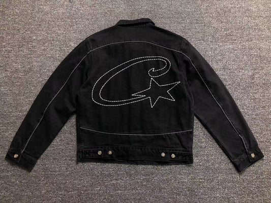 Corteiz C-Star Denim Jacket Black