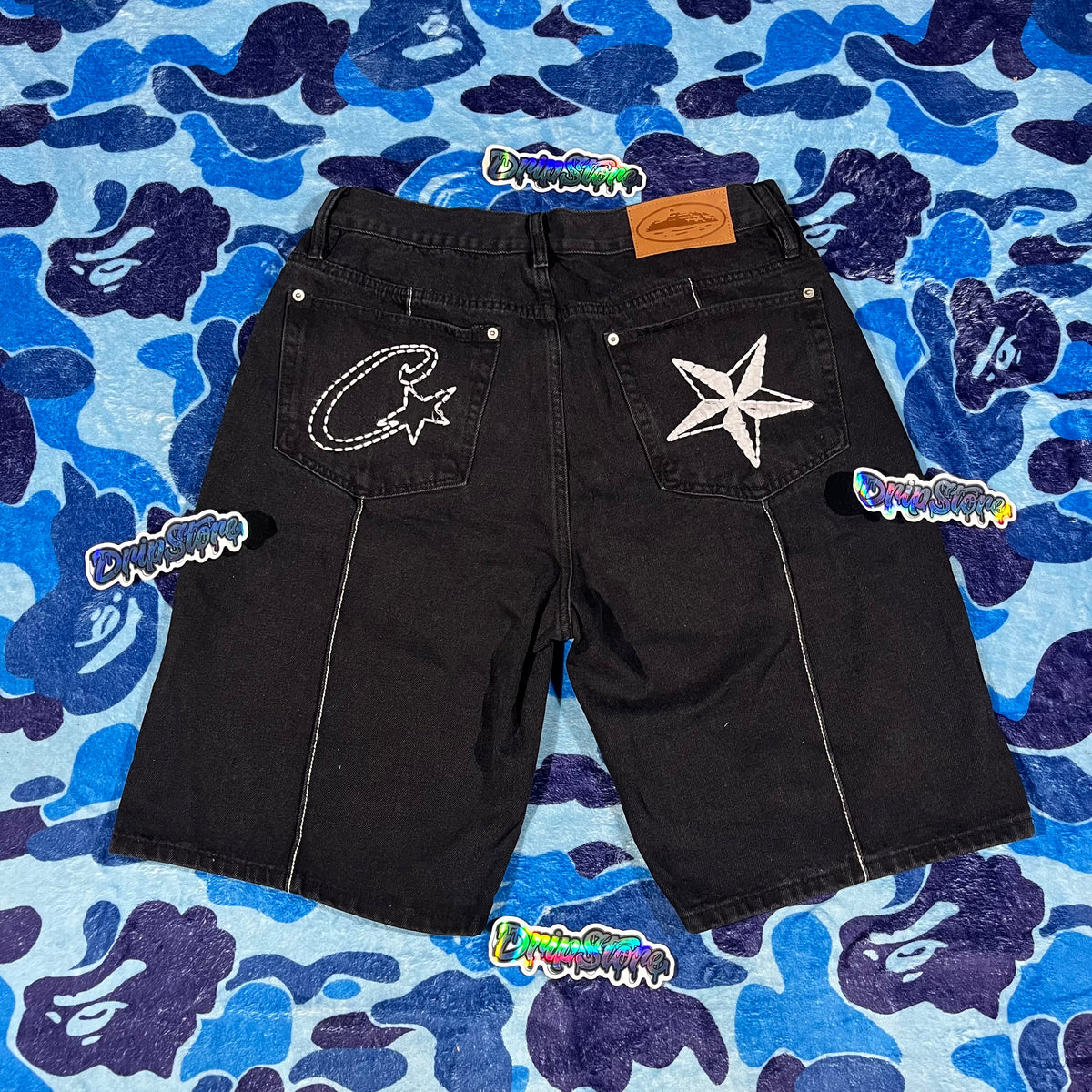 Bermuda Short Corteiz Negra M-XL