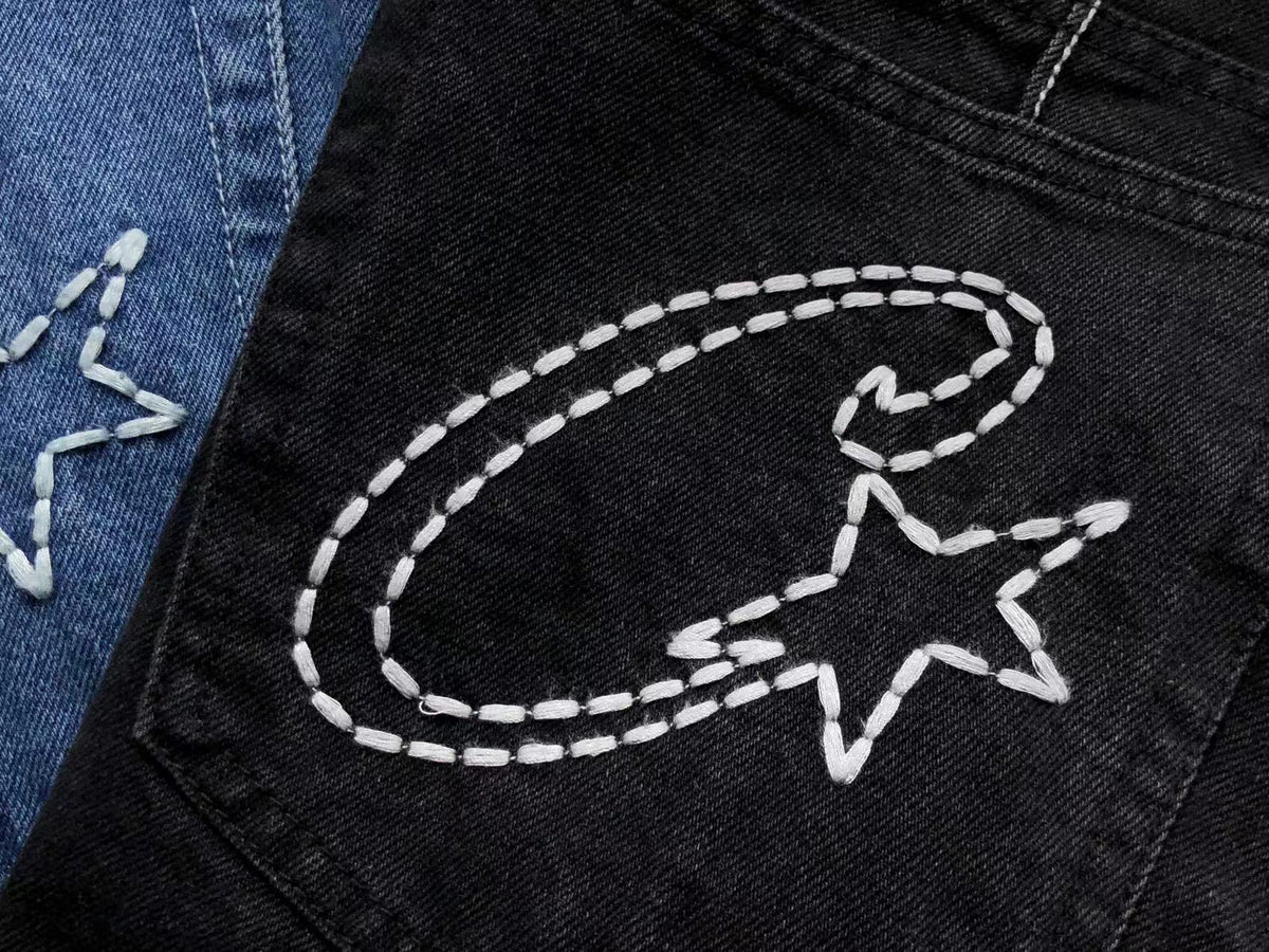 Corteiz C-Star Jeans Black