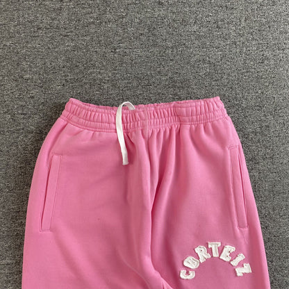Corteiz Colly Arch Open Hem Pants Pink