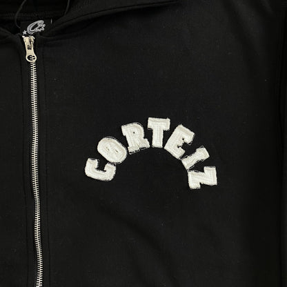 Corteiz Colly Arch Zip Hoodie Black