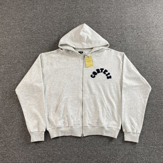 Corteiz Colly Arch Zip Hoodie Grey