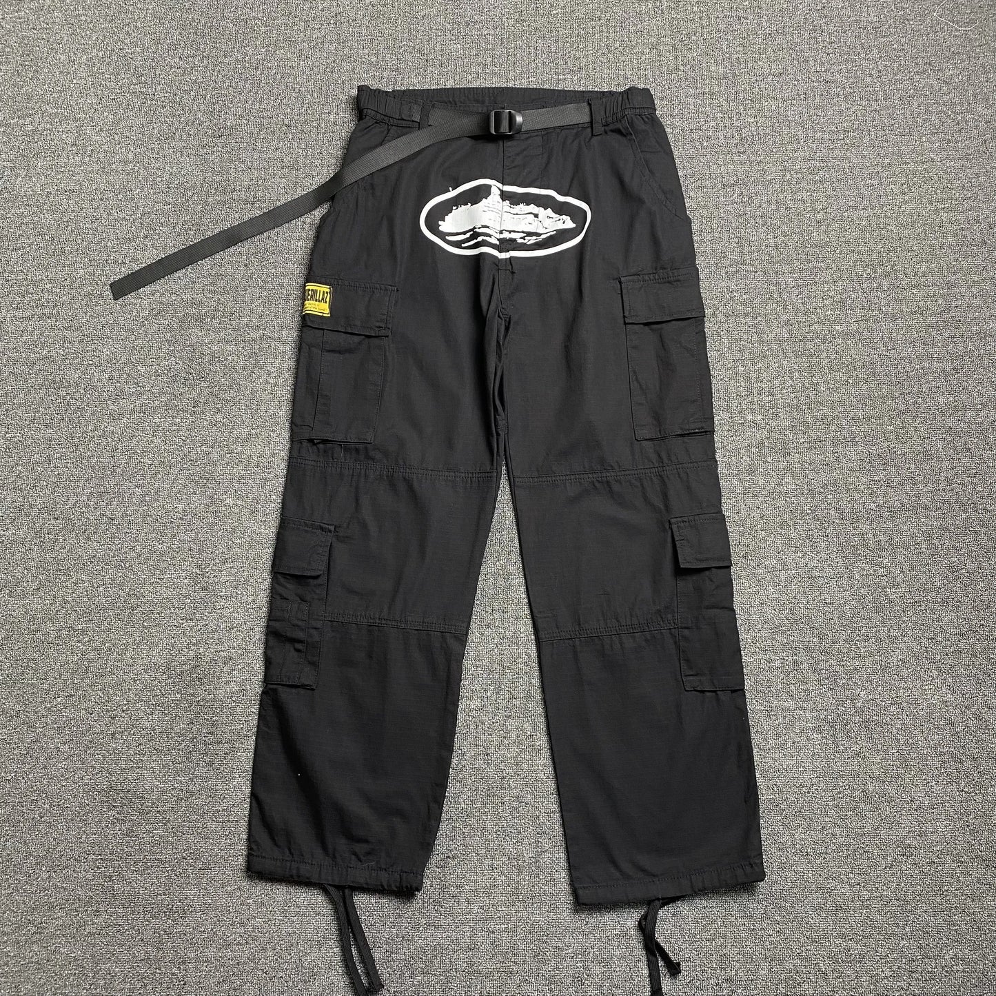 corteiz-guerillaz-cargos-black-Drip Store Argentina