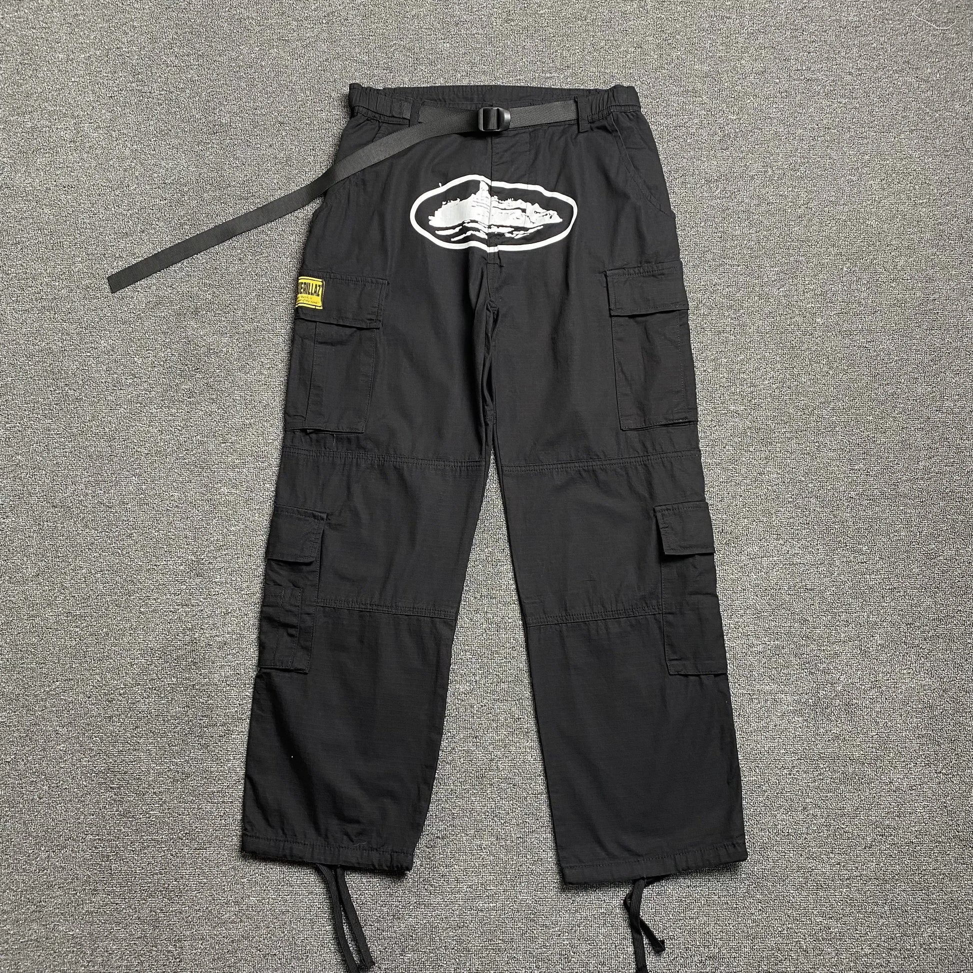 corteiz-guerillaz-cargos-black-Drip Store Argentina