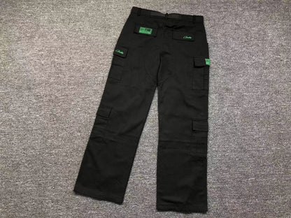 Corteiz Guerillaz Cargos Black/Green