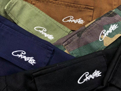 Corteiz Guerillaz Cargos Green