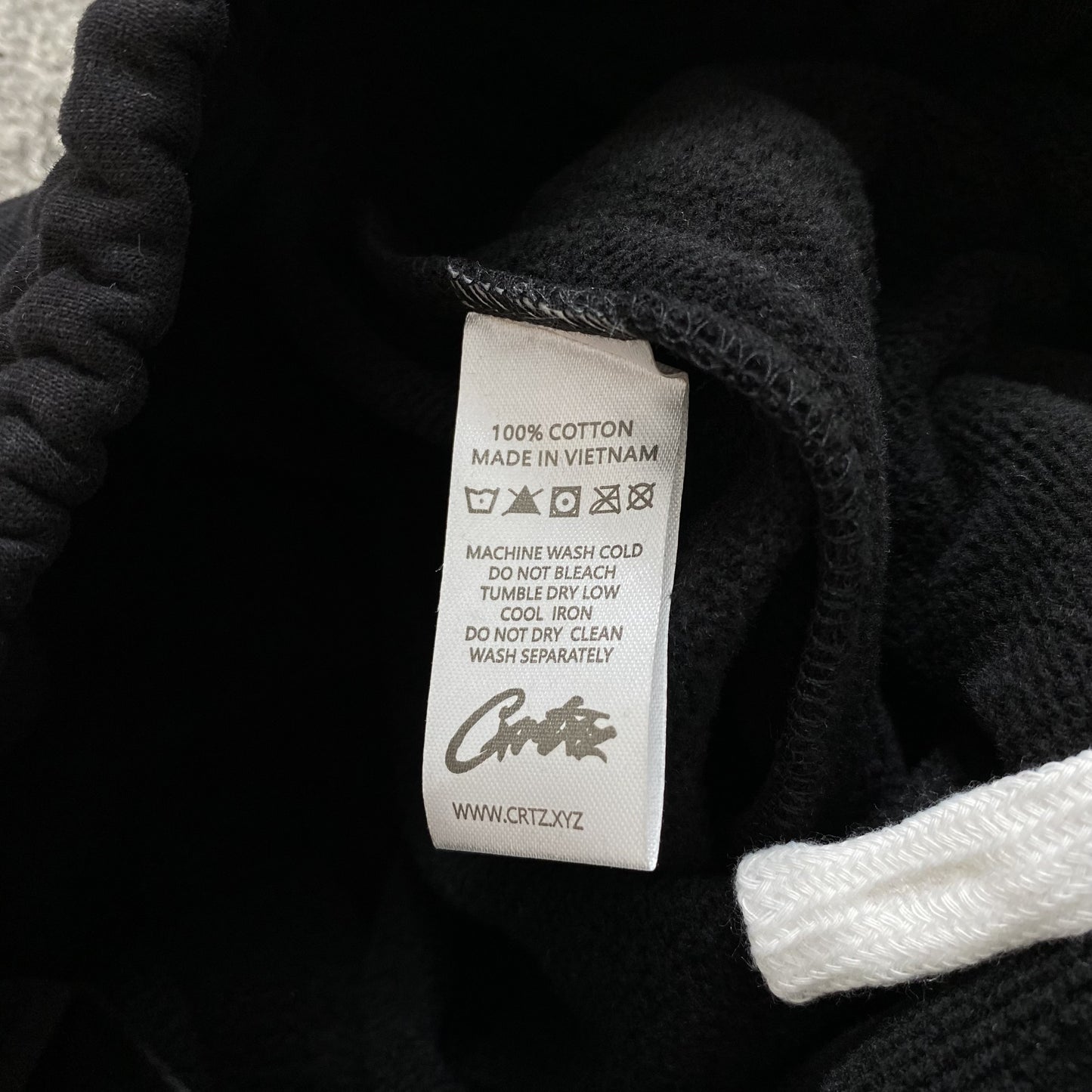 Corteiz HMP Open Hem Pants Black